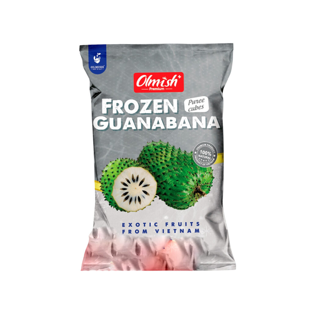 Пюре замороженное кубиками Гуанабана OLMISH PREMIUM, упак, 500 гр, Вьетнам