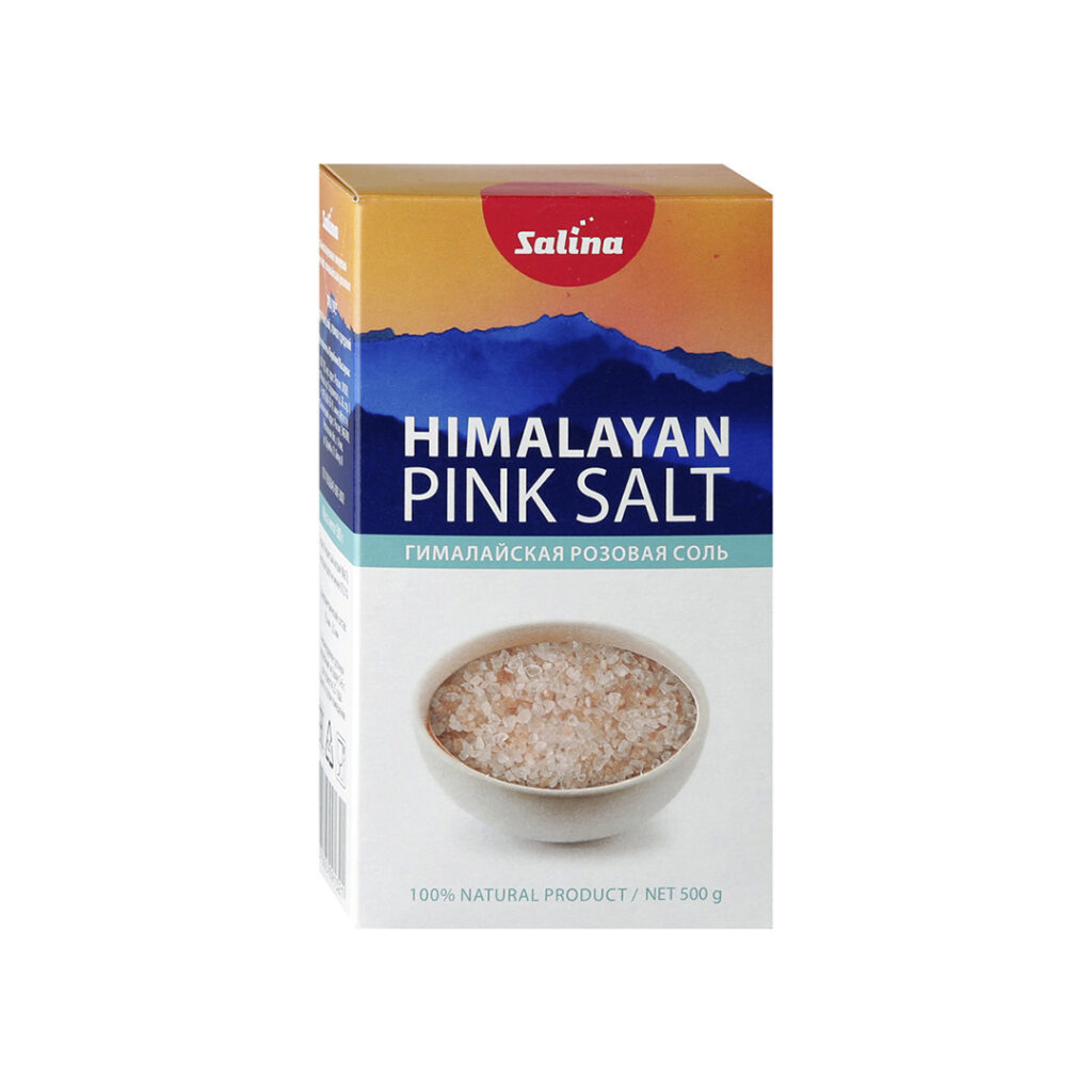 Соль Гималайская розовая Salina, 500 гр
