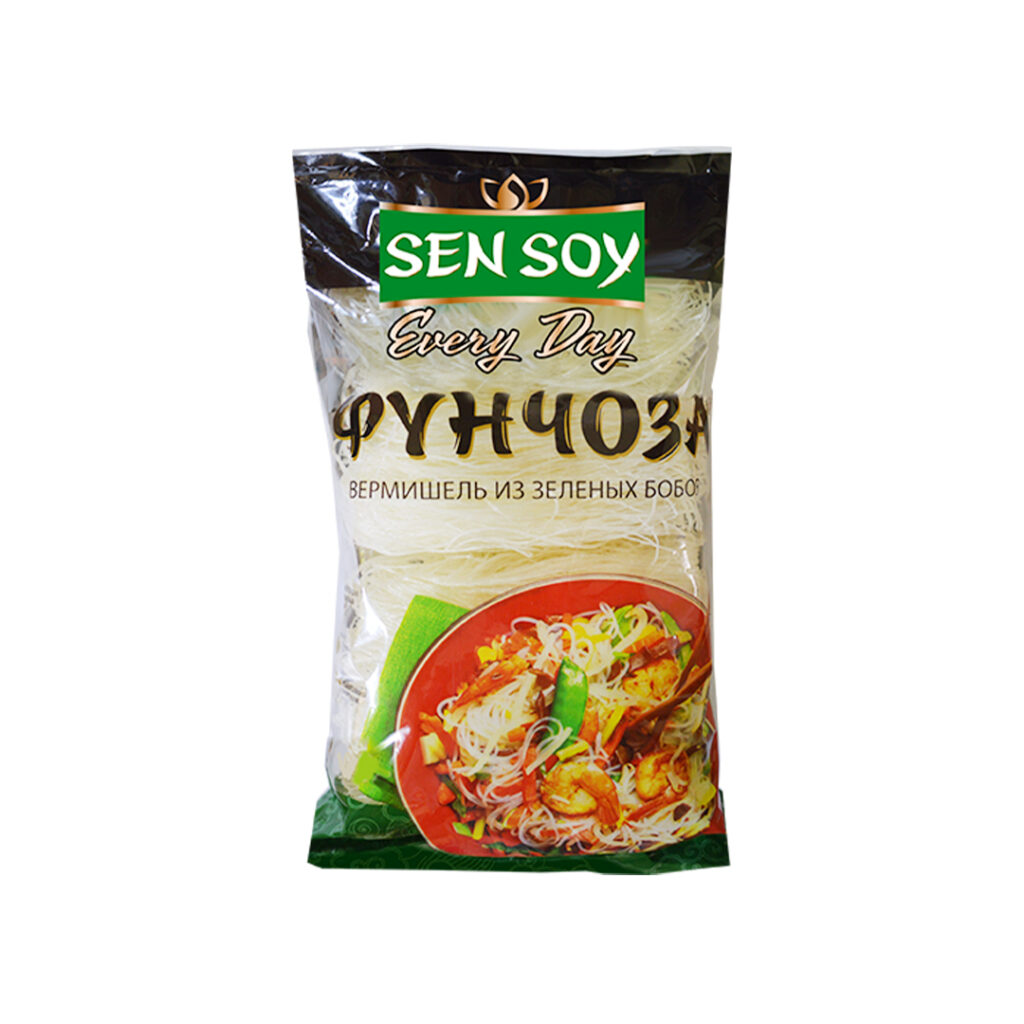Лапша фунчоза SEN SOY Every Day вермишель из зеленых бобов, 150 гр