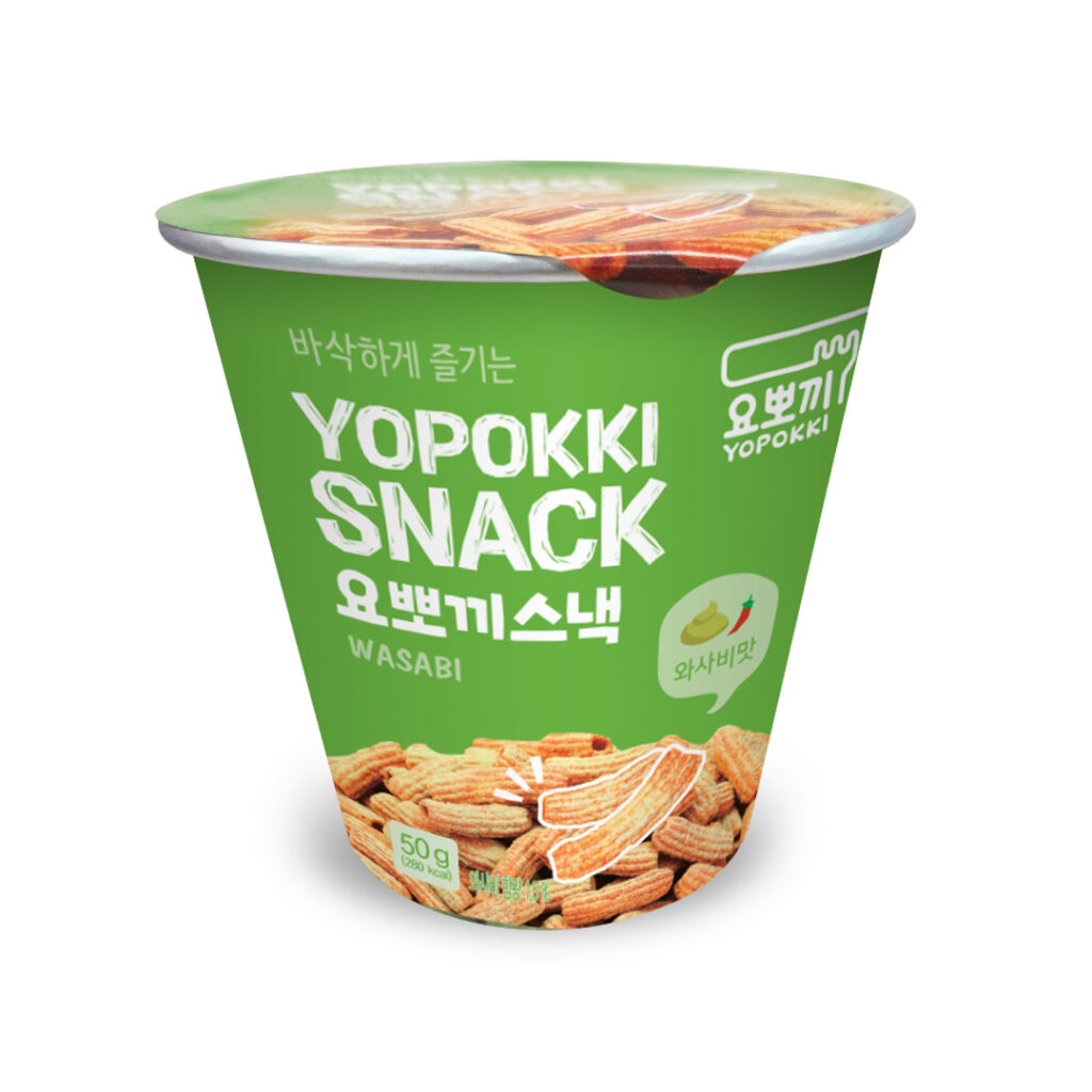 Йопоки Yopokki Snack Wasabi со вкусом васаби, 50 гр