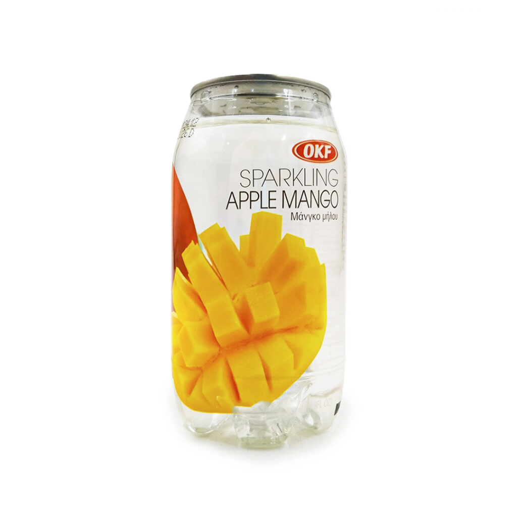 Лимонад ОКФ Яблоко и Манго газированный APPLE MANGO OKF, пл/бут, 350 мл, Корея