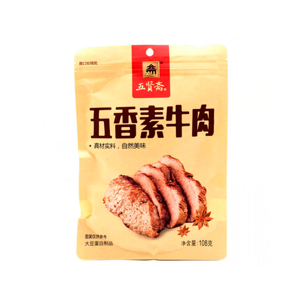 Соевое мясо WU XIAN ZHAI с пятью специями, 108 гр