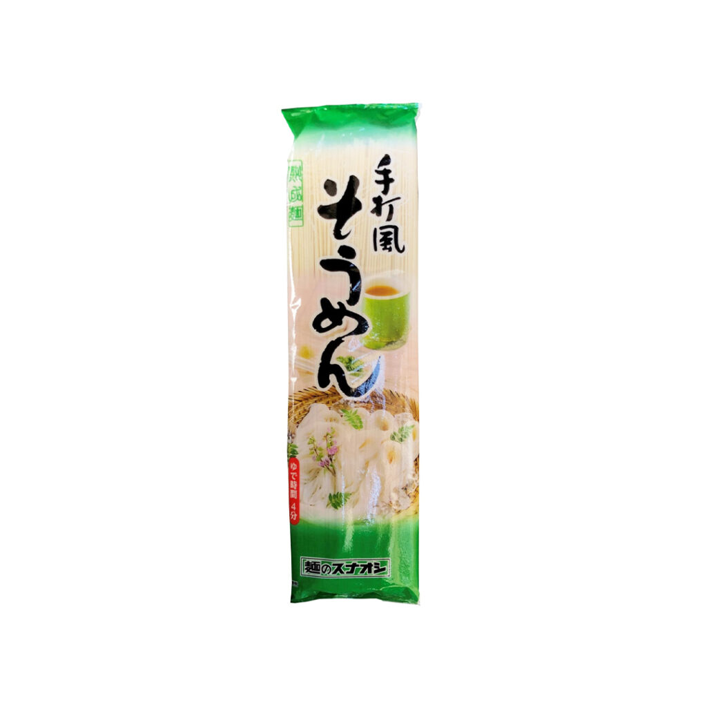 Лапша пшеничная Сомен тонкая Hiyamugi SUNAOSHI, пакет, 200 гр, Япония