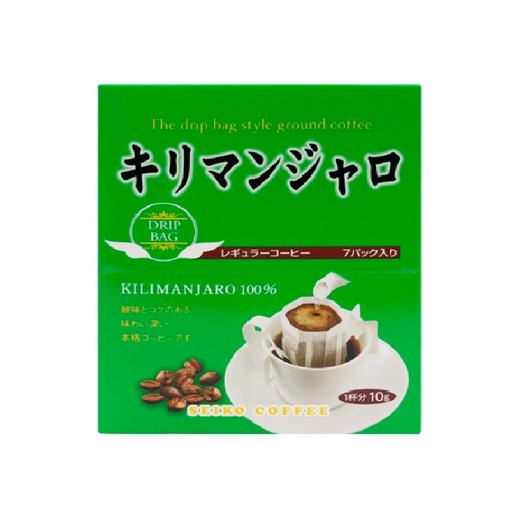 Кофе молотый в дрип-пакетах (7 шт) Seiko Coffee Kilimanjaro, 70 гр