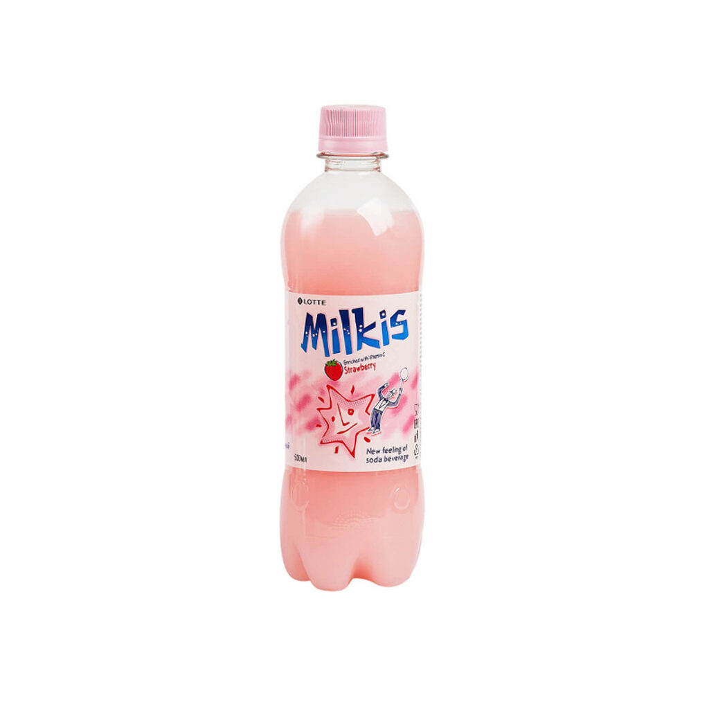 Напиток газированный Milkis Клубника, 500 мл