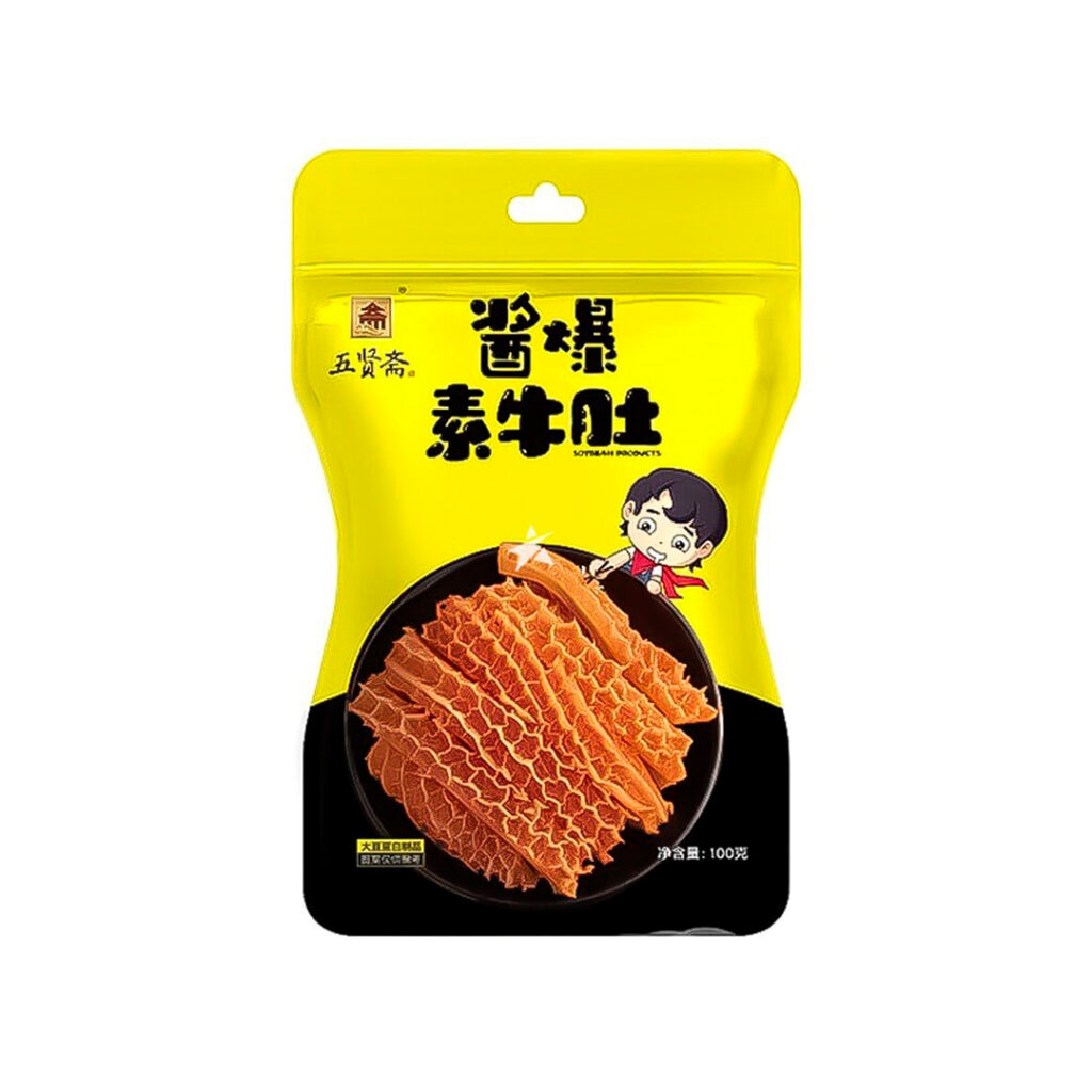 Соевое мясо WU XIAN ZHAI рубец обжаренный, 108 гр