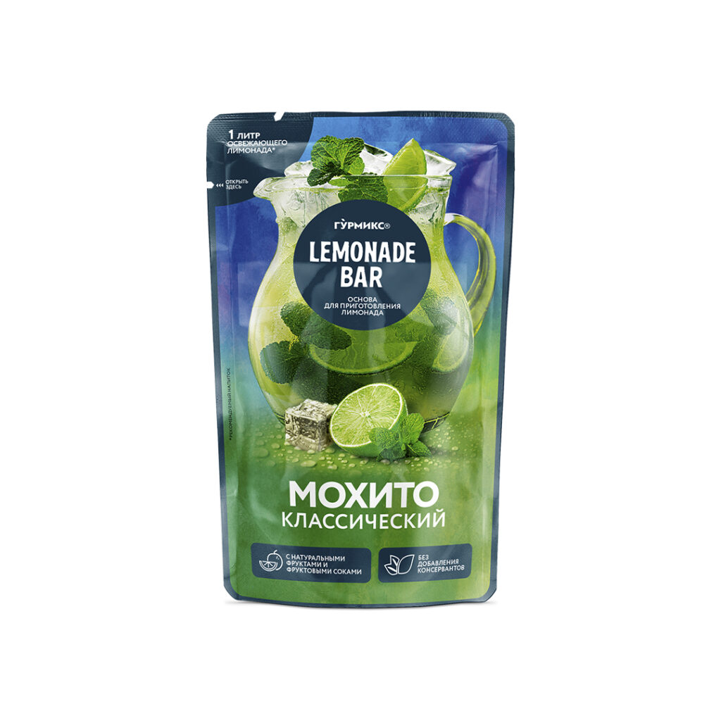 Основа для лимонада Гурмикс Lemonade Bar Мохито классический, 150 гр