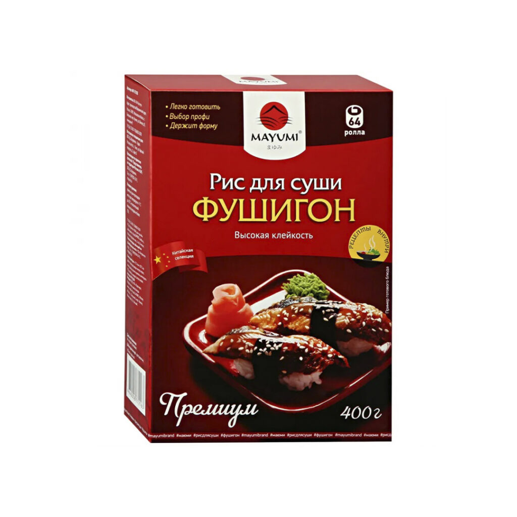 Рис для суши MAYUMI Фушигон, 400 гр