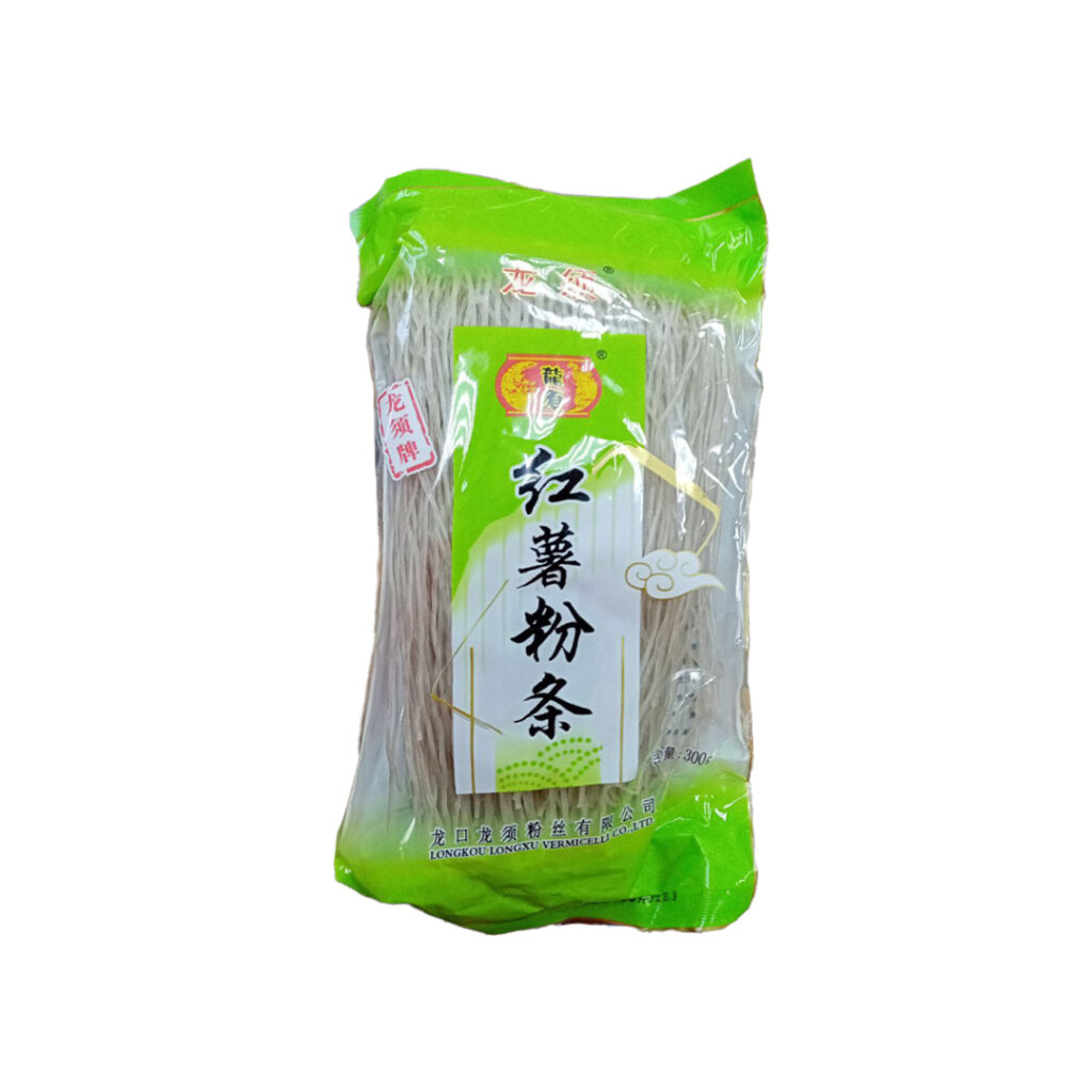 Лапша фунчоза Бататная LONGXU, пакет, 300 гр, Китай