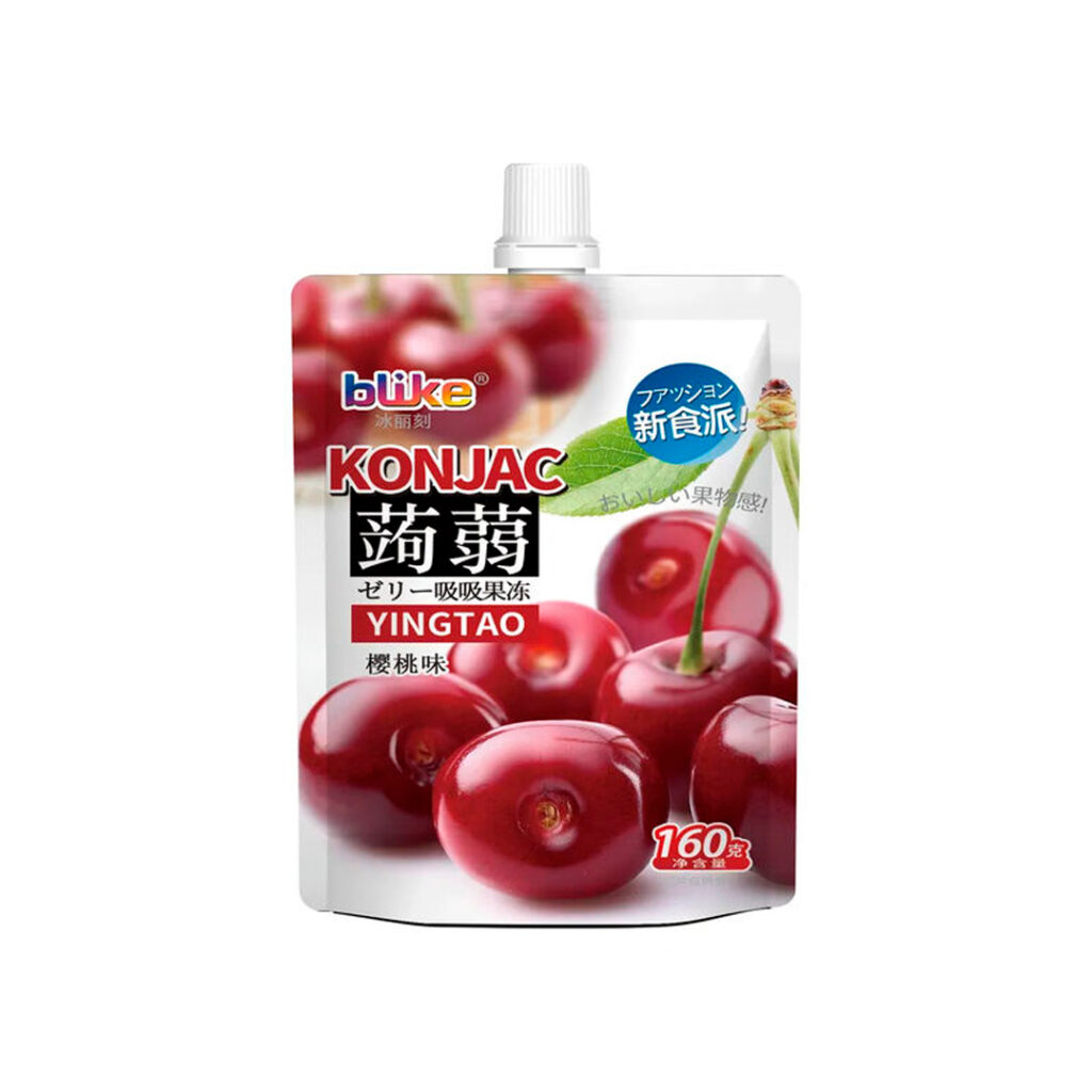 Питьевое желе Blike с конжаком со вкусом черешни, 160 гр