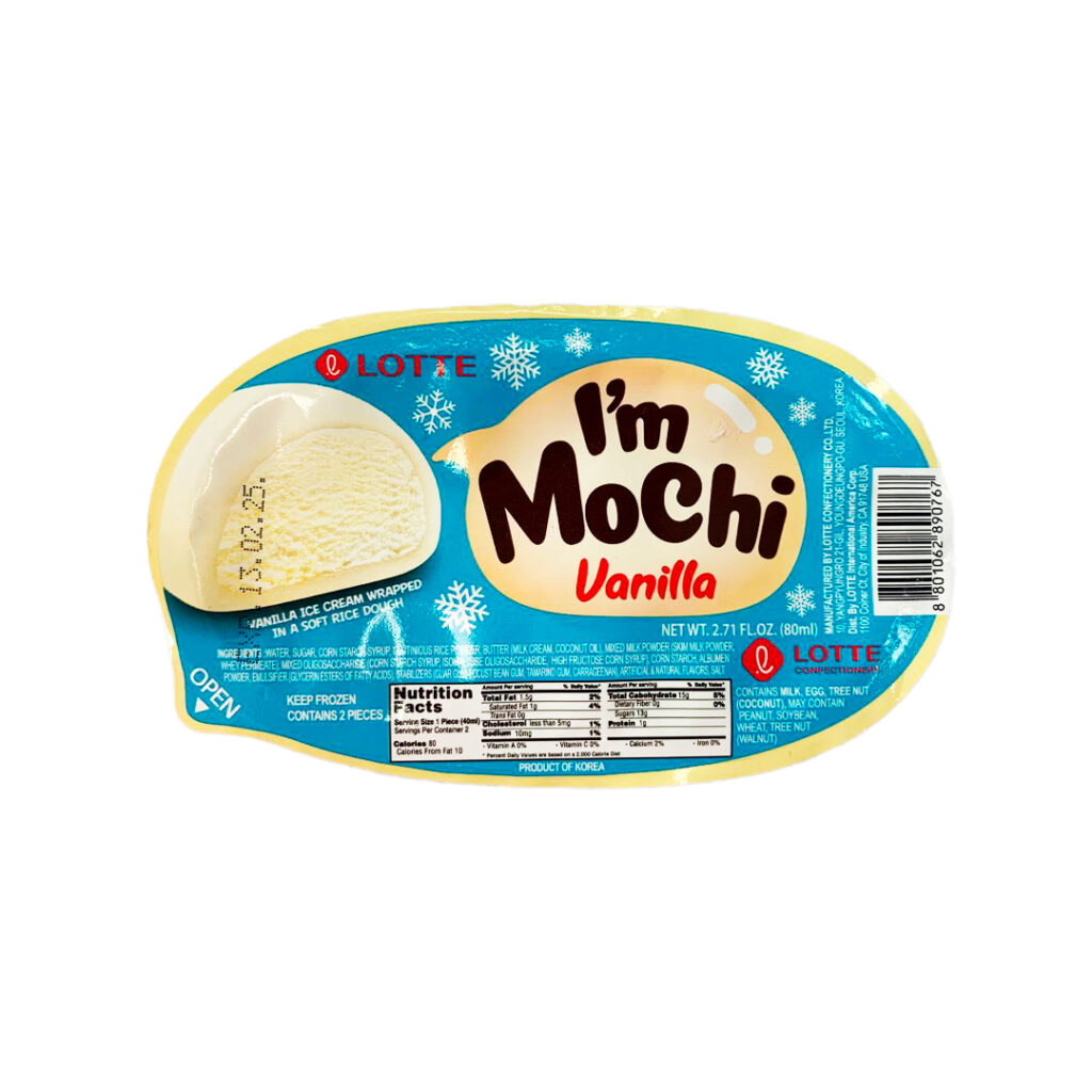 Мороженое Моти LOTTE I'M MOCHI Ваниль, 65 гр