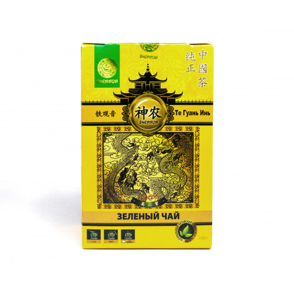 Зеленый чай крупнолистовой SHENNUN Те Гуань Инь, 100 гр