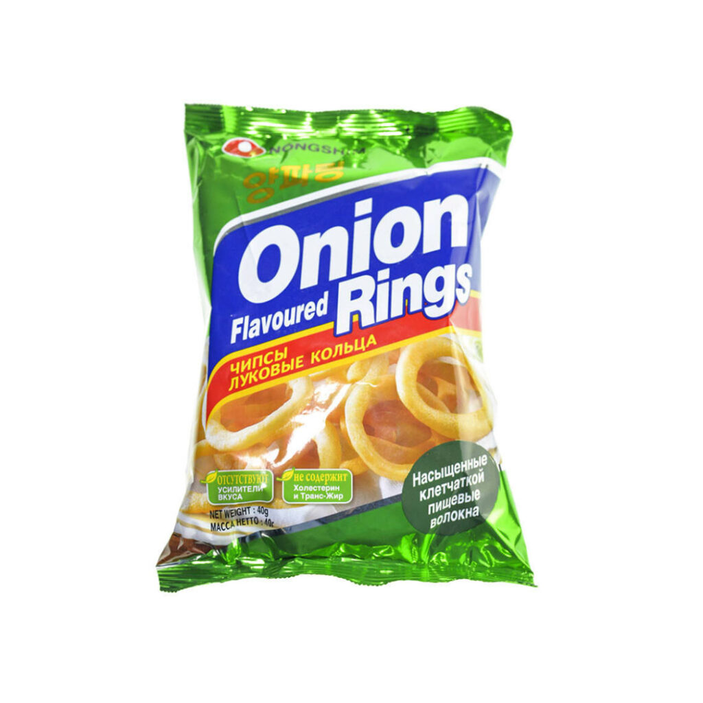 Чипсы луковые кольца Nongshim вкус Оригинальный, 40 гр