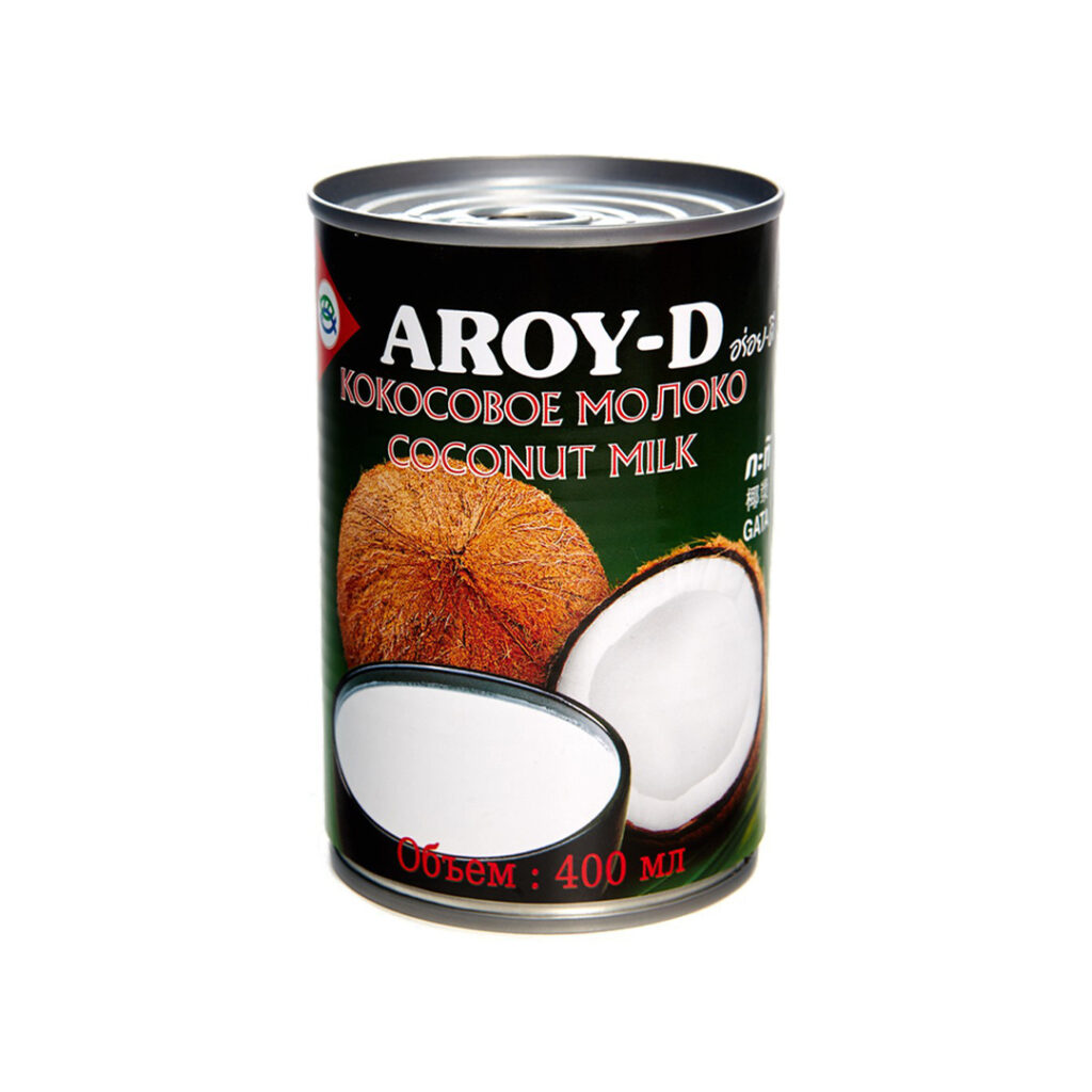 Молоко кокосовое Aroy-D, 60%, жирность 17-19%, 400 мл