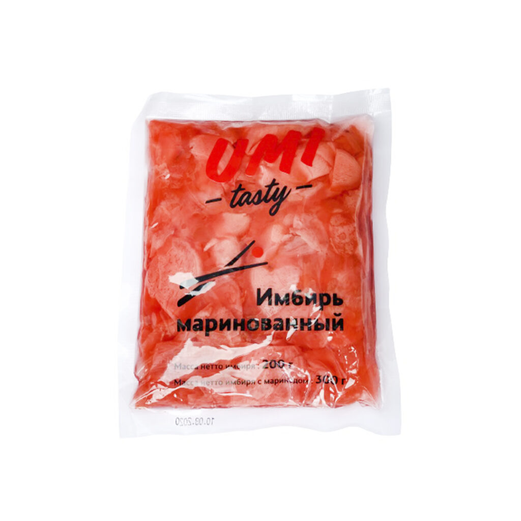 Имбирь маринованный розовый Umi Tasty, 300 гр