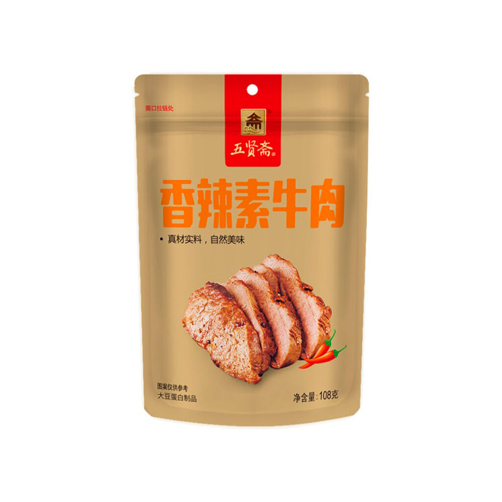 Соевое мясо WU XIAN ZHAI ароматно-острое, 108 гр