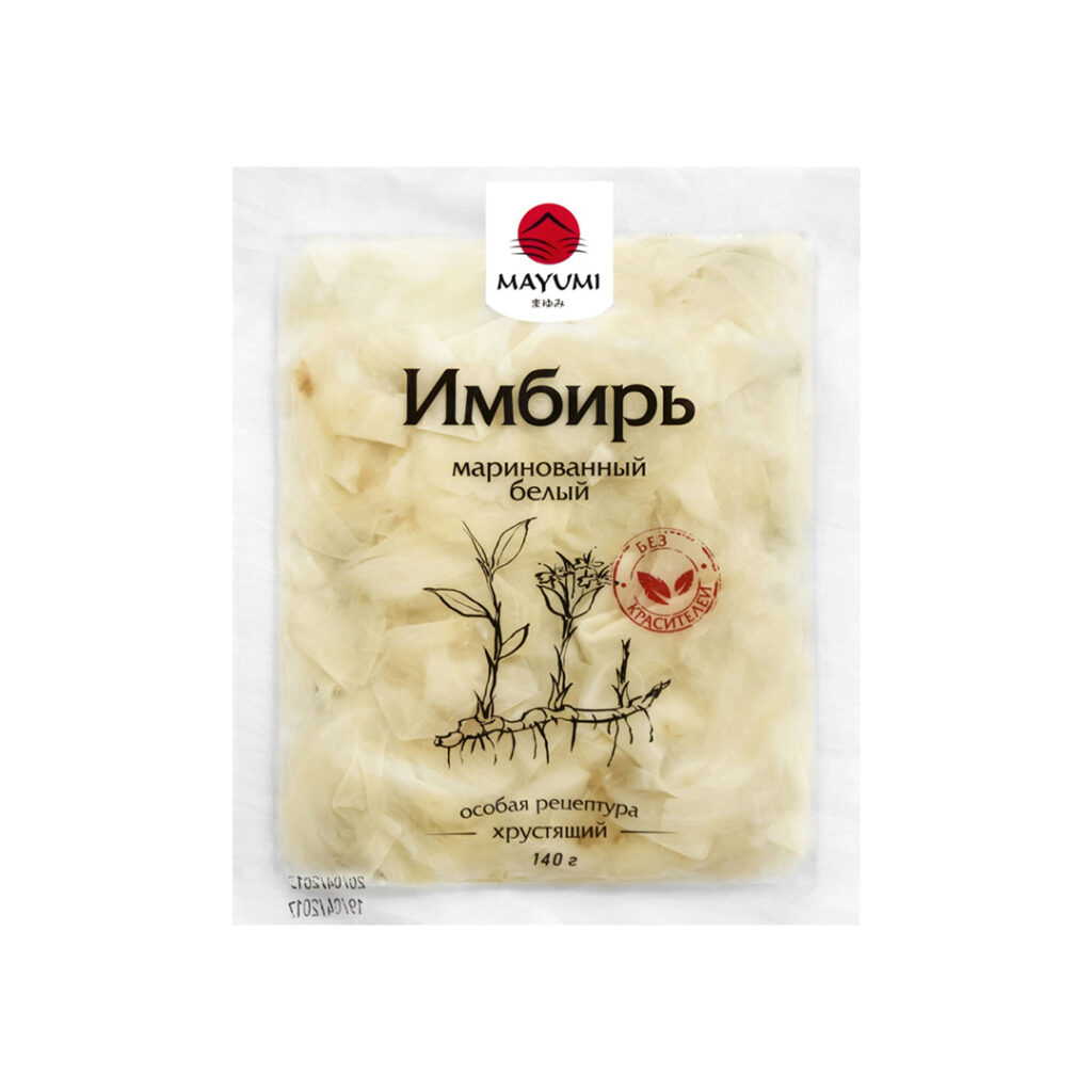 Имбирь маринованный белый MAYUMI, 140 гр