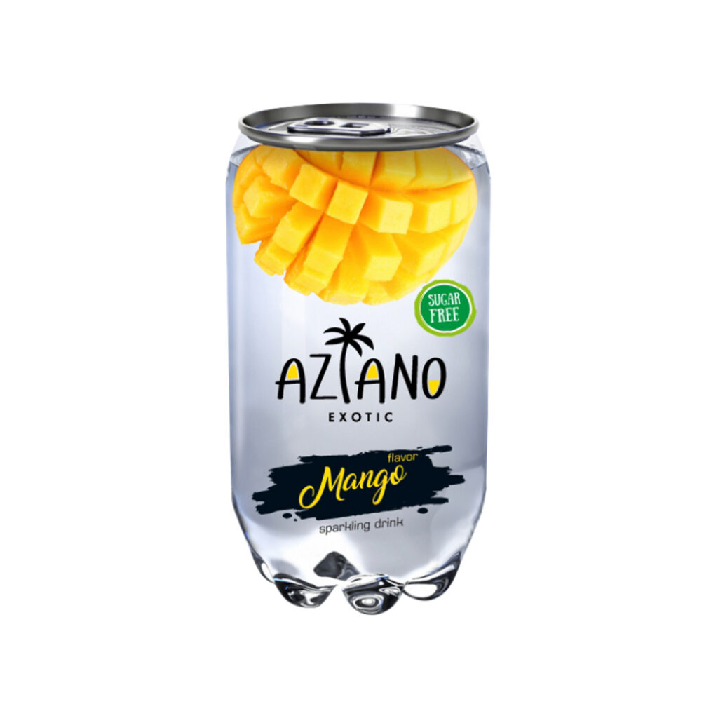 Напиток газированный Aziano Манго, 350 мл