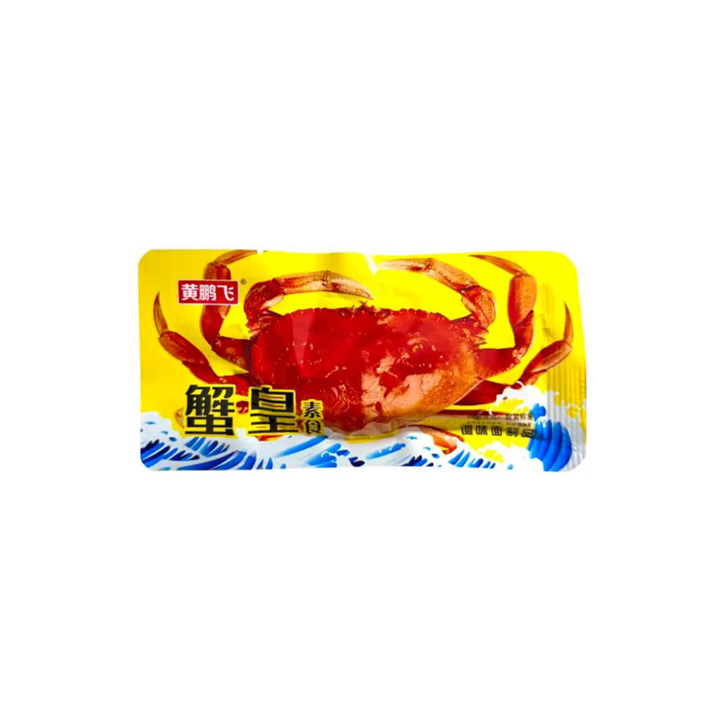 Снэк из соевого мяса Краб королевский HUANG PENG FEI, пакет, 20 гр, Китай