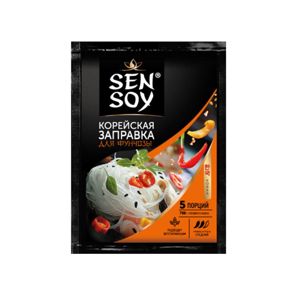 Заправка корейская для фунчозы SEN SOY Premium, 80 гр