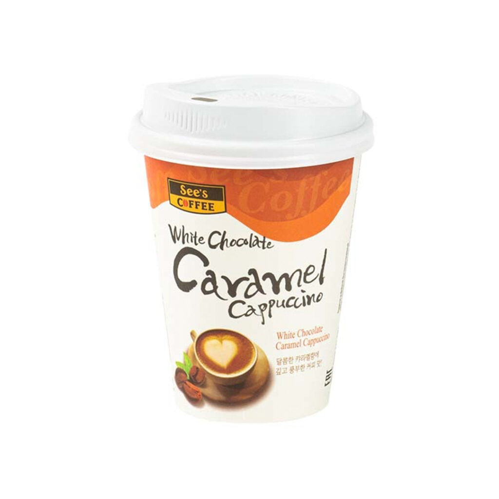 Напиток кофейный See’s Coffee быстрорастворимый White Chocolate Caramel Cappuccino, 23 гр