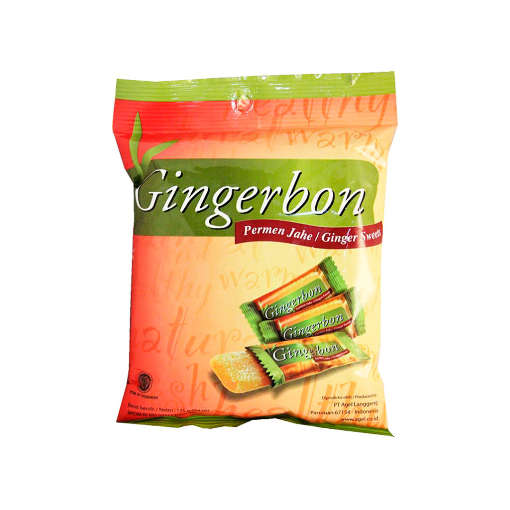 Конфеты жевательные имбирные GINGERBON с оригинальный вкусом, 125 гр