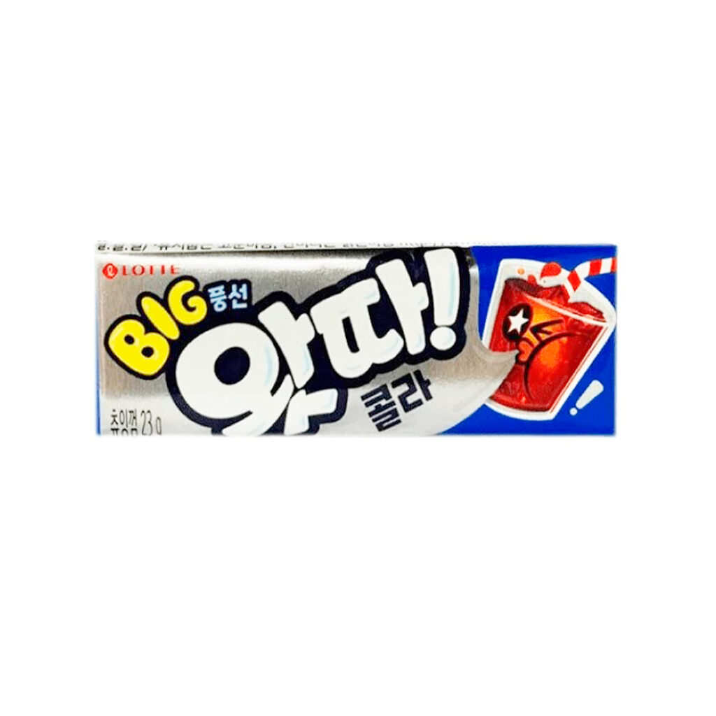 Жевательная резинка LOTTE WHATTA Cola со вкусом колы, пластинки, 23 гр