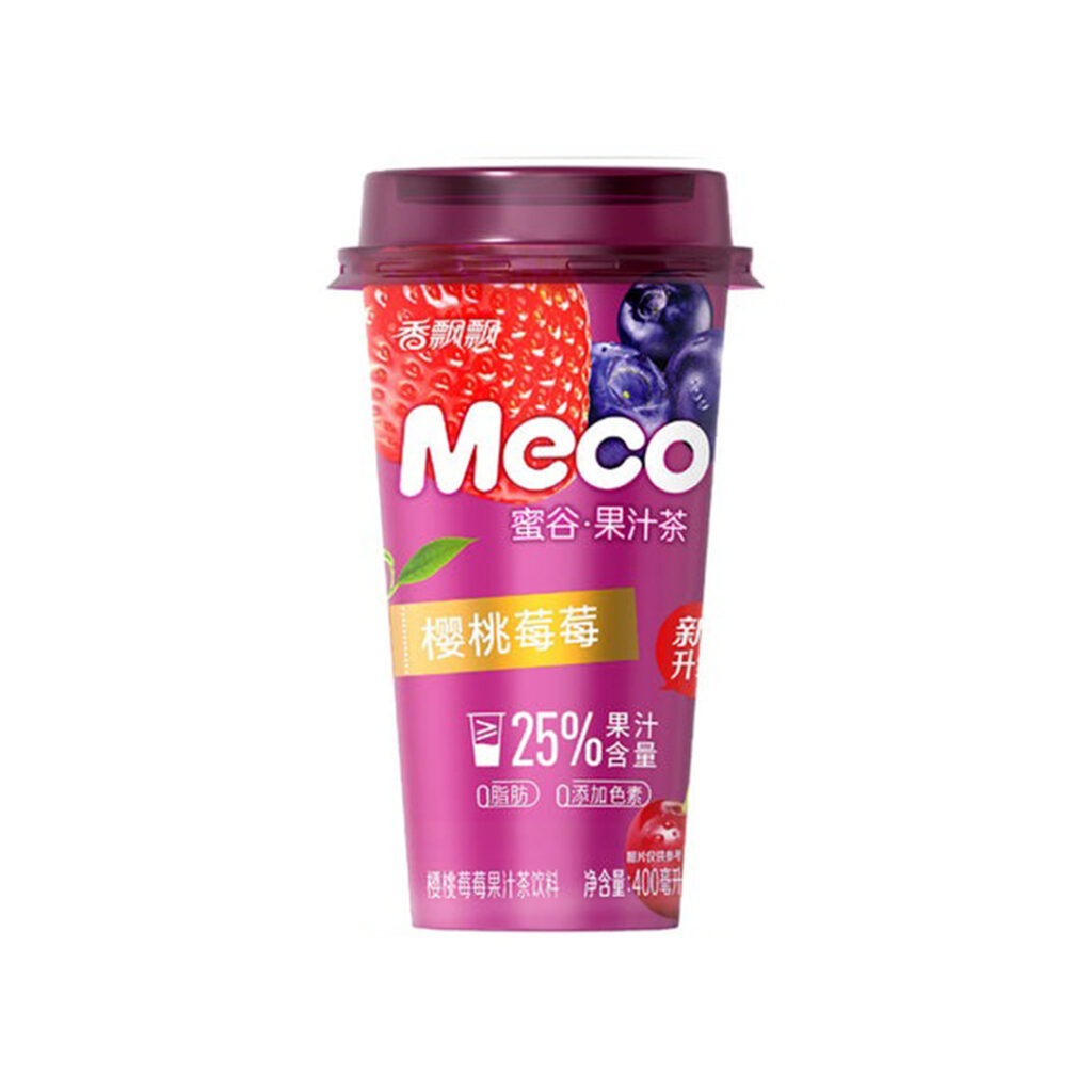 Холодный чай MECO Ягодный (черешня, клубника и голубика), 400 мл
