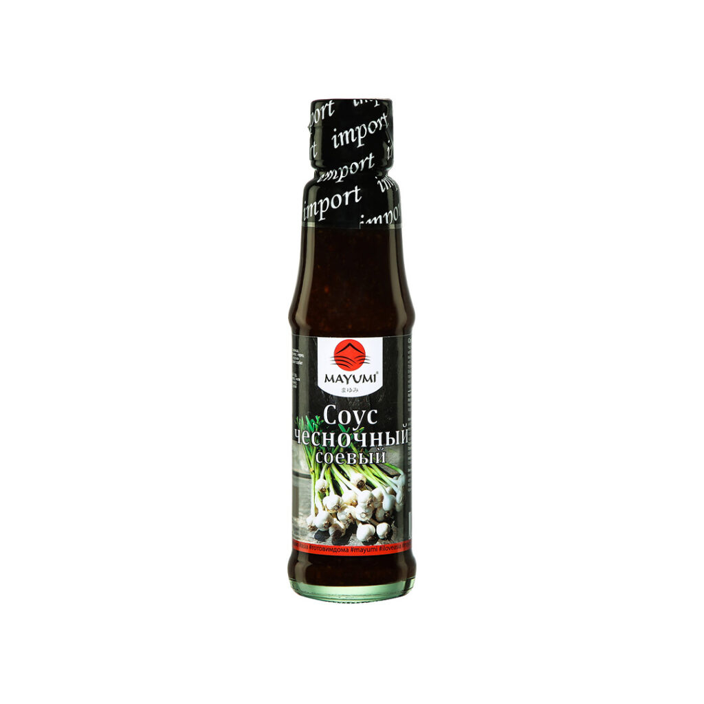 Соевый соус MAYUMI чесночный, 160 гр