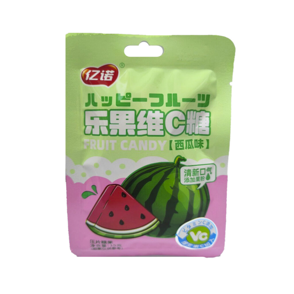 Конфеты леденцы со вкусом Арбуза IZI, пакет, 15 гр, Китай