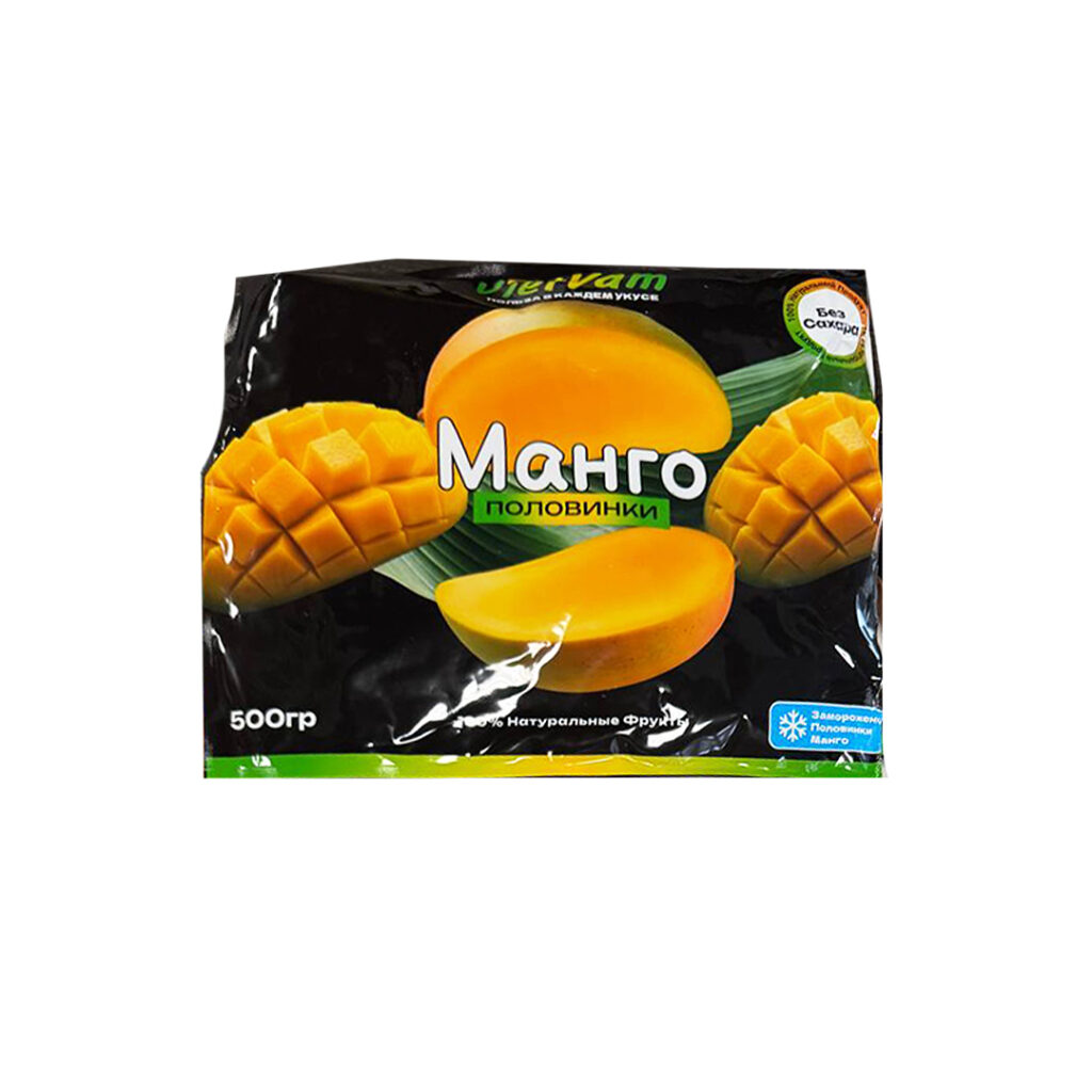 Манго половинки замороженные VIETVAM, 500 гр, 10 шт/кор, Вьетнам