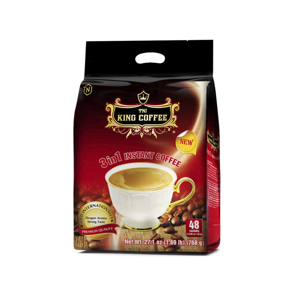 Кофе растворимый в стиках 3 в 1 (48 шт) KING COFFEE INSTANT COFFEE, иднив.упак., Вьетнам