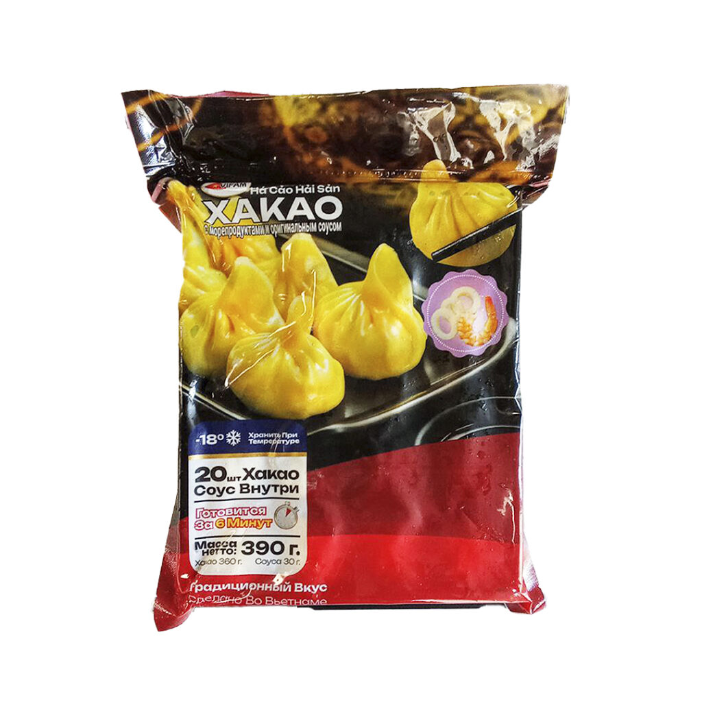 Хакао с морепродуктами и овощами замороженные VIFAM, 390 гр, 20 шт/кор, Вьетнам