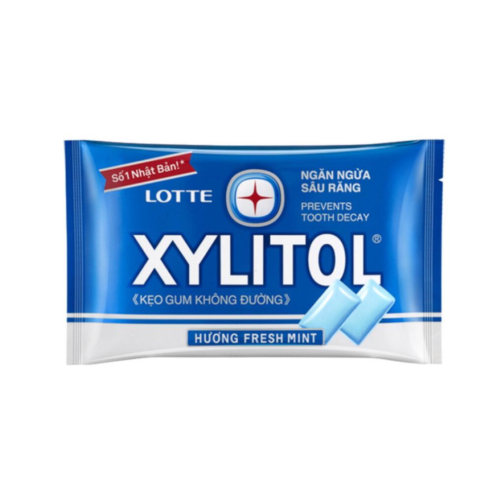 Жевательная резинка LOTTE Xylitol освежающая мята, блистер, 11,6 гр