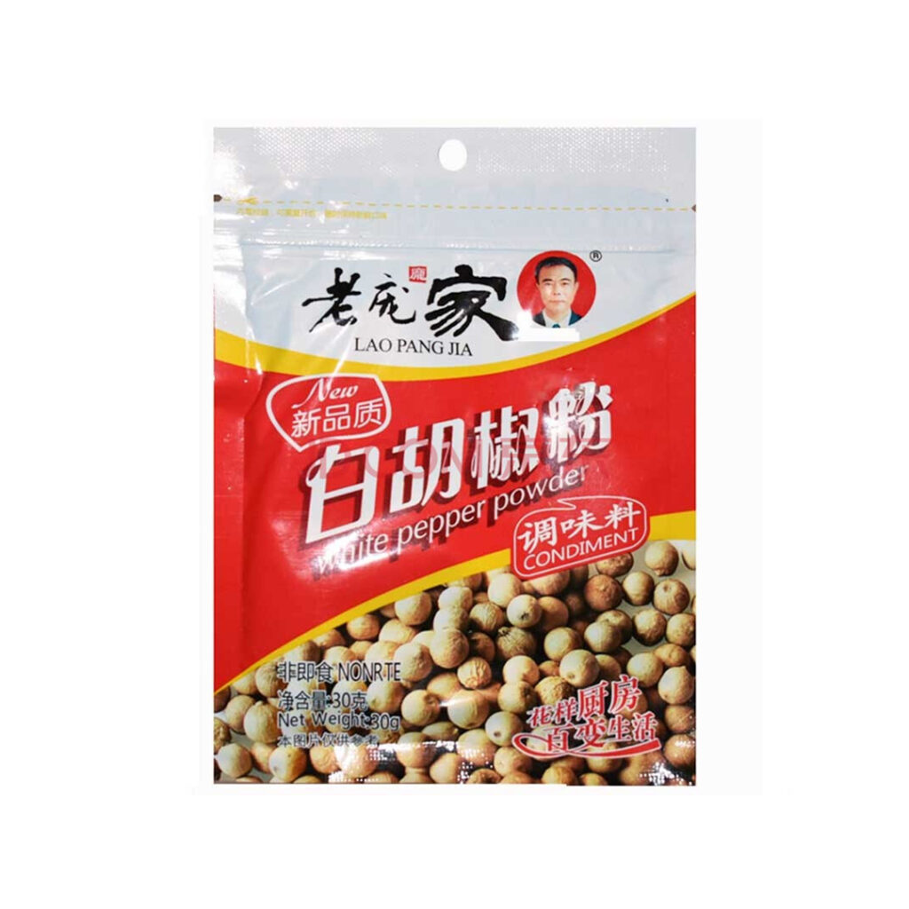 Перец Белый молотый LaoPangJia, пачка, 30 гр, Китай
