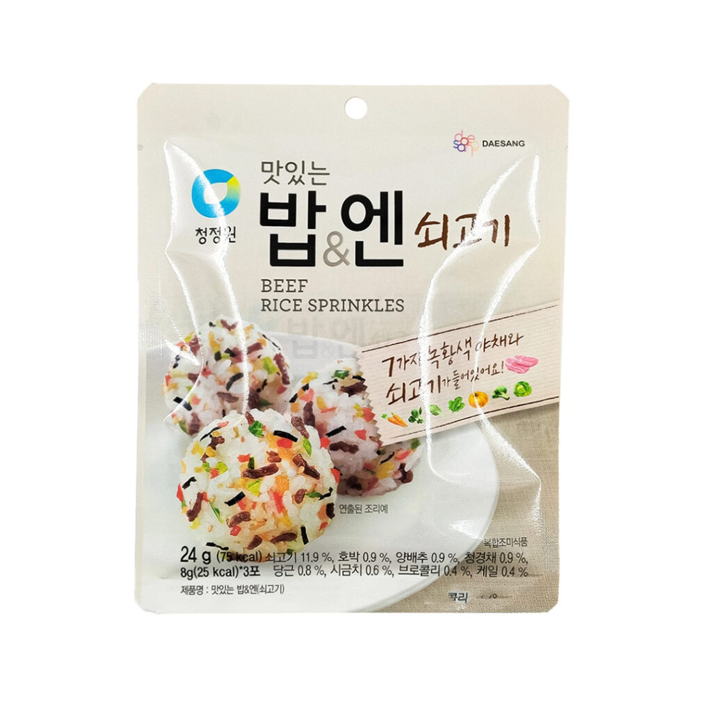 Приправа для риса овощная со вкусом говядины DAESANG, пакет, 24 гр, Япония