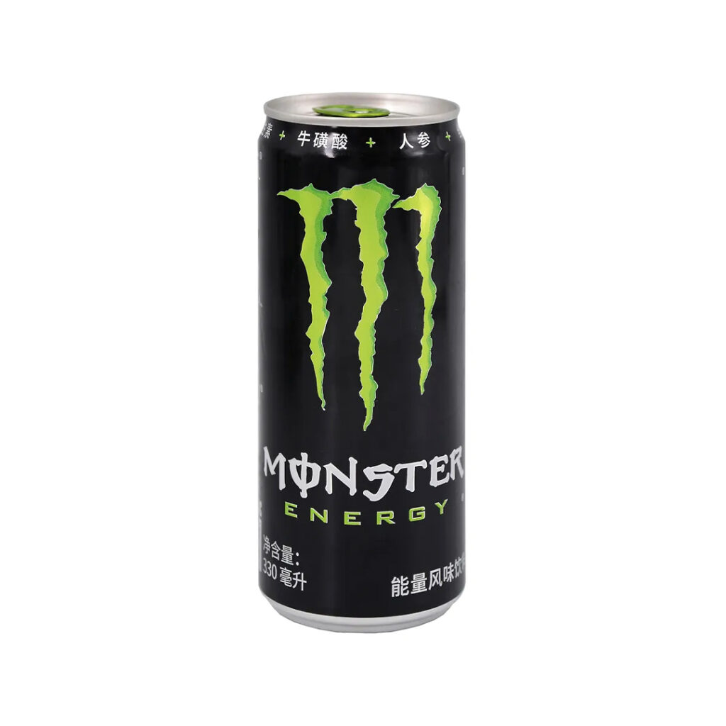 Напиток энергетический газированный классический MONSTER ENERGY, ж/б, 330 мл, Китай