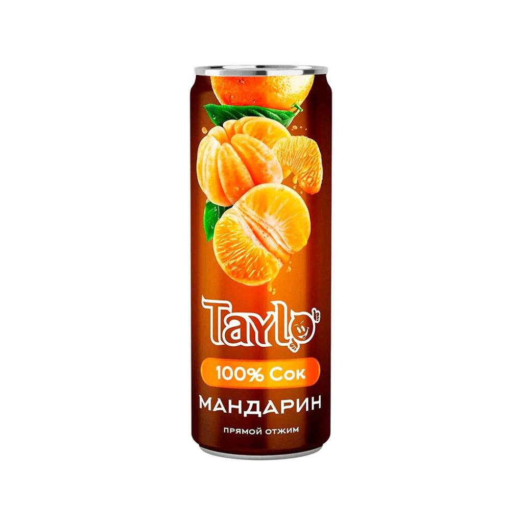 Сок TAYLO Мандарин, ж/б, 250 мл, Вьетнам