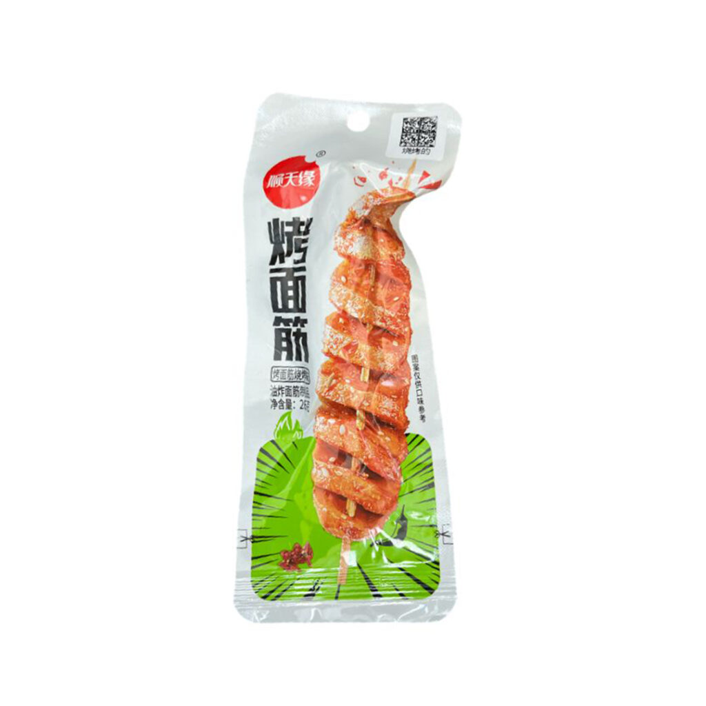 Снэк из соевого мяса со вкусом барбекю SHUNTIANYUAN, пакет, 26 гр, Китай