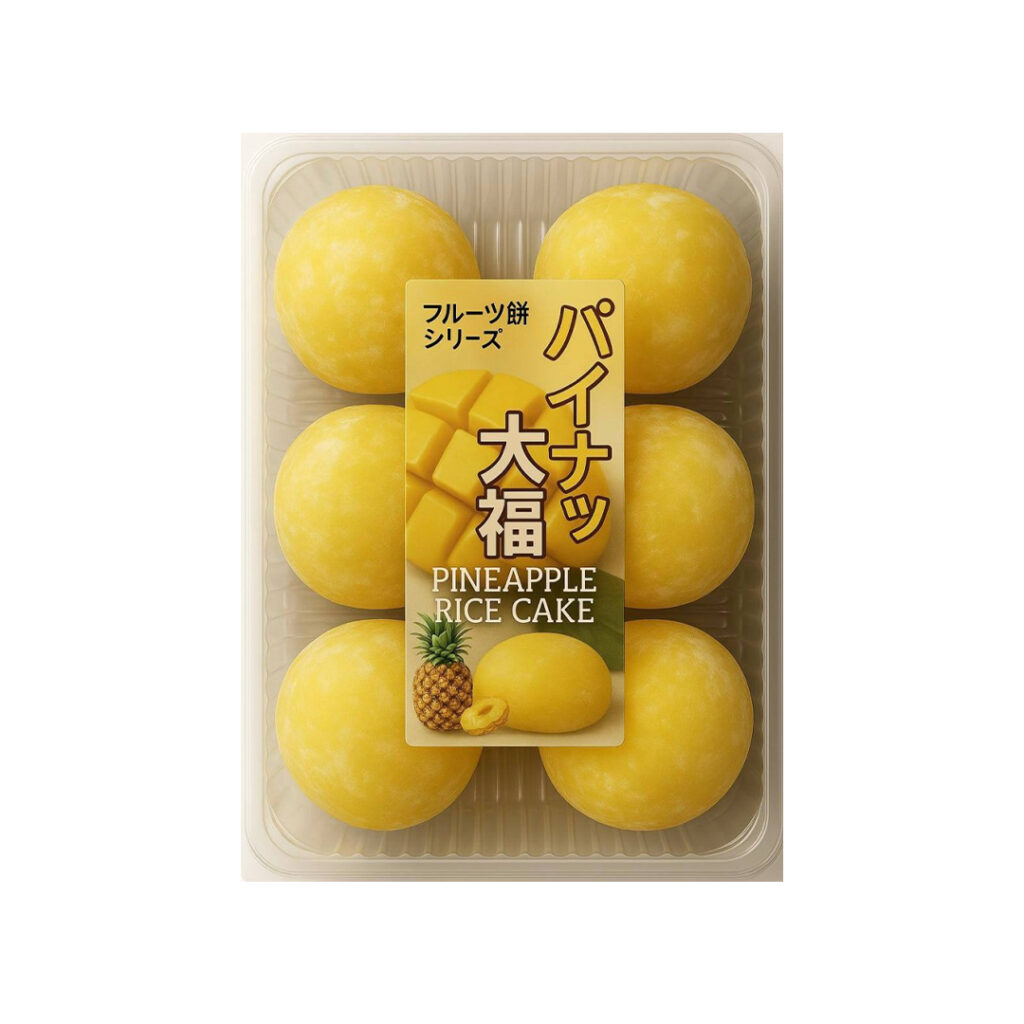 Моти Дайфуку с ананасом KUBOTA SEIKA, упак, 160 гр, Япония