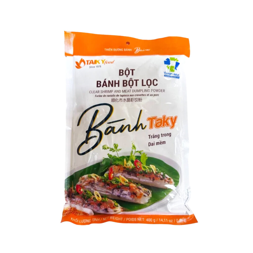 Мука для прозрачных пельменей по-Вьетнамски TAIKY FOOD, пакет, 400 гр, Вьетнам