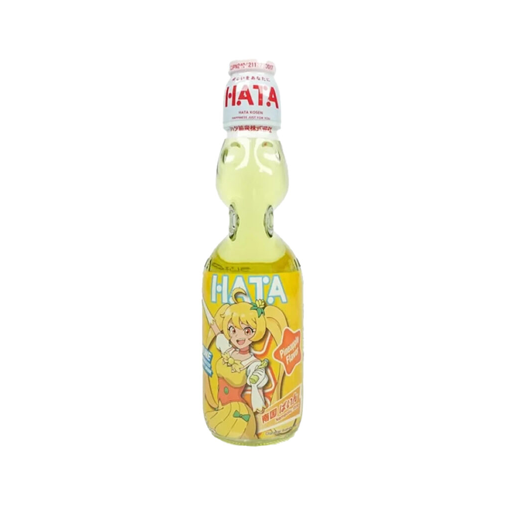 Рамунэ Ананас газированный АНИМЕ HATA, ст/бут, 200 мл, Япония