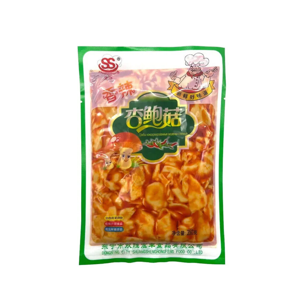 Грибы Вешенки степные маринованные SHUANGSHENG, пакет, 350 гр, Китай