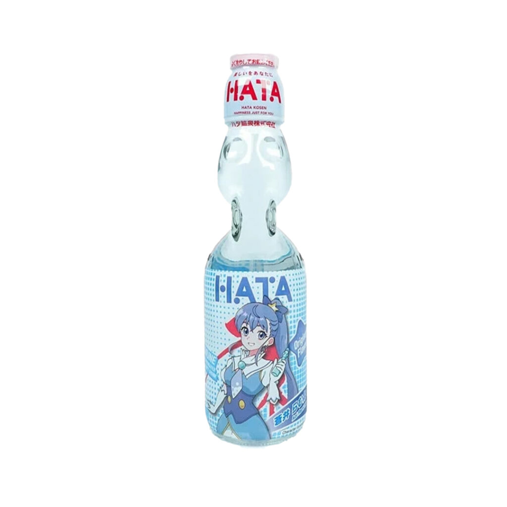 Рамунэ Классический газированный АНИМЕ HATA, ст/бут, 200 мл, Япония