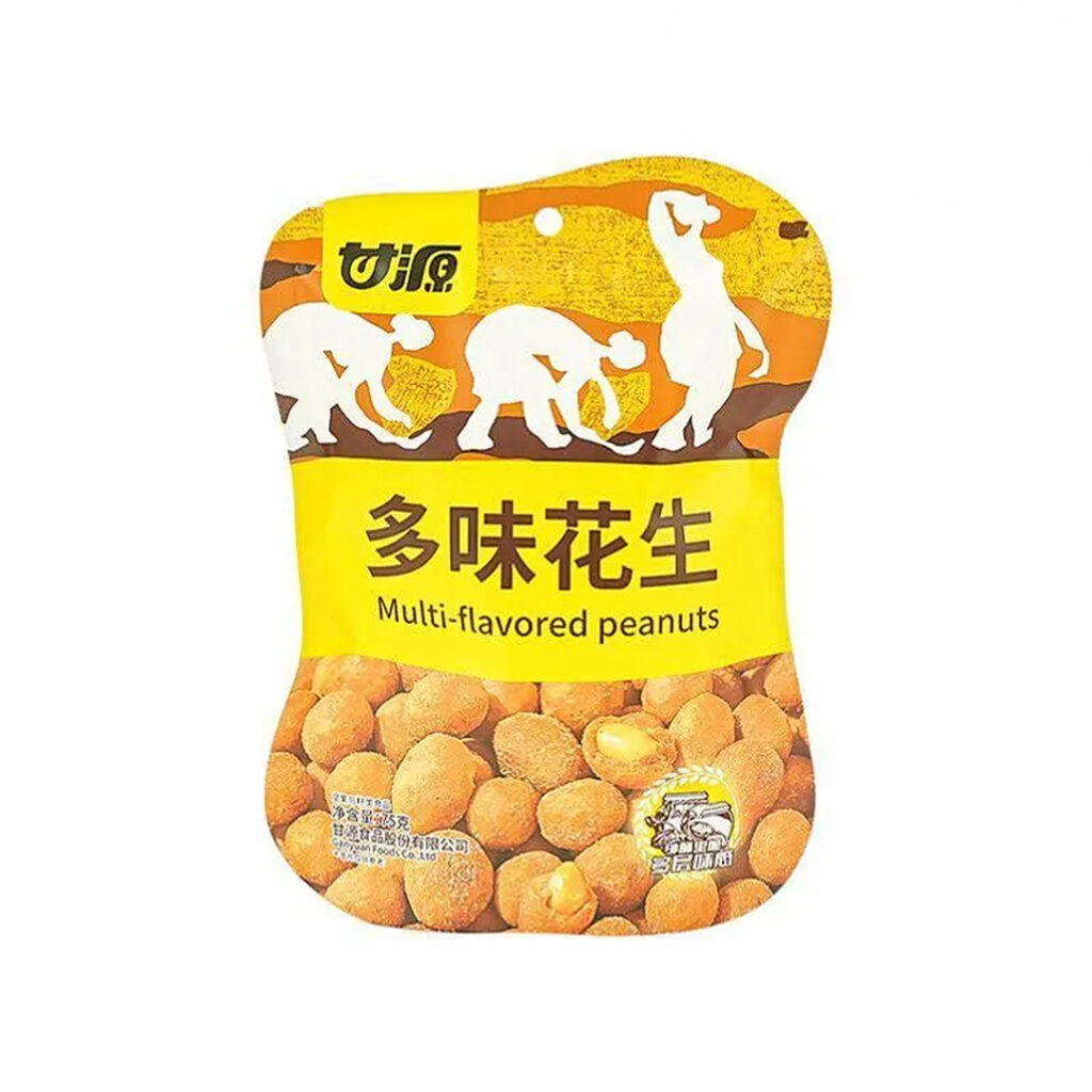 Арахис с вкусом ассорти GanYuan, пакет, 75г, Китай